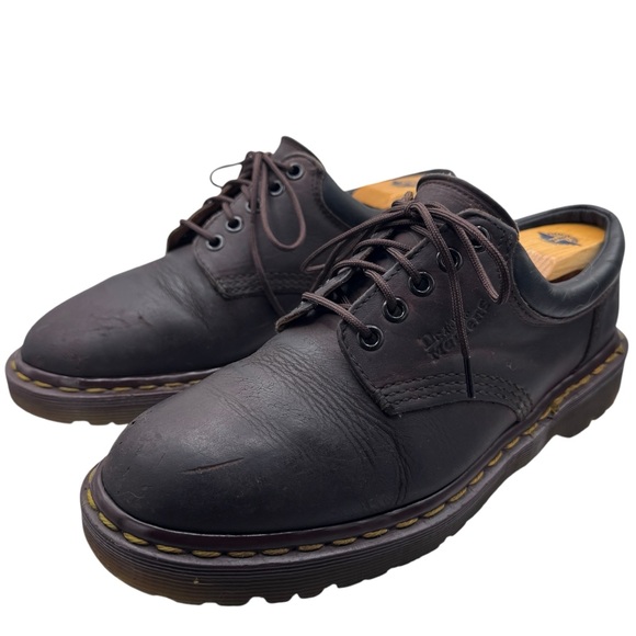 Dr. Martens *Made in England* Style #8053 Dark Brown Leather Oxfords - Size 10.5 main image 7